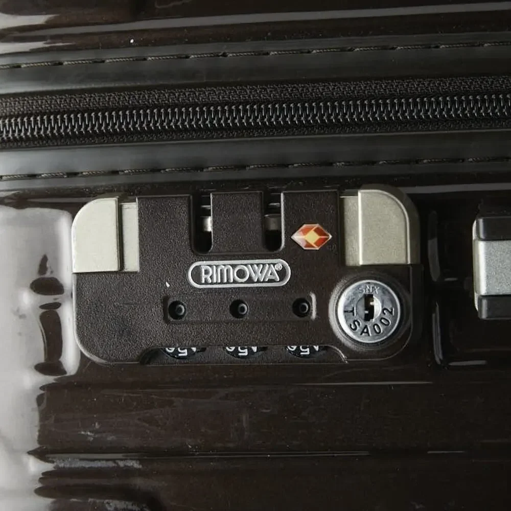 Rimowa Salsa Deluxe 2-Wheel Carry-On Suitcase Brown Polycarbonate